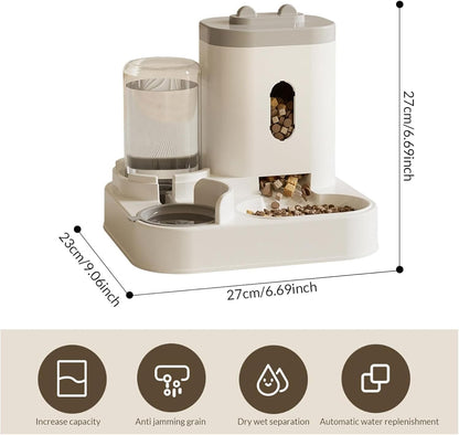 Automatic Cat and Dog Feeder & Water Dispenser